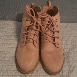 Diba Lindon Blush Colored Ankle Boots